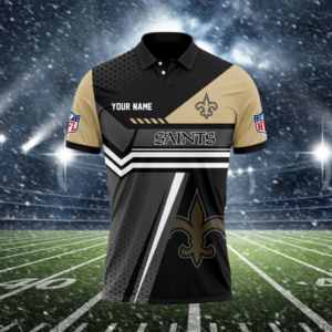 Limited Edition – Customized NFL New Orleans Saints Polo Shirt