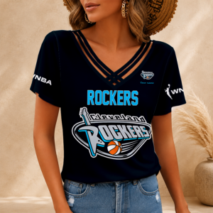 Limited Edition – Customized WNBA Cleveland Rockers V-Neck Shirt