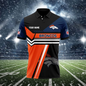 Limited Edition – Customized NFL Denver Broncos Polo Shirt