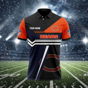 Limited Edition – Customized NFL Chicago Bears Polo Shirt