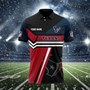 Limited Edition – Customized NFL Houston Texans Polo Shirt