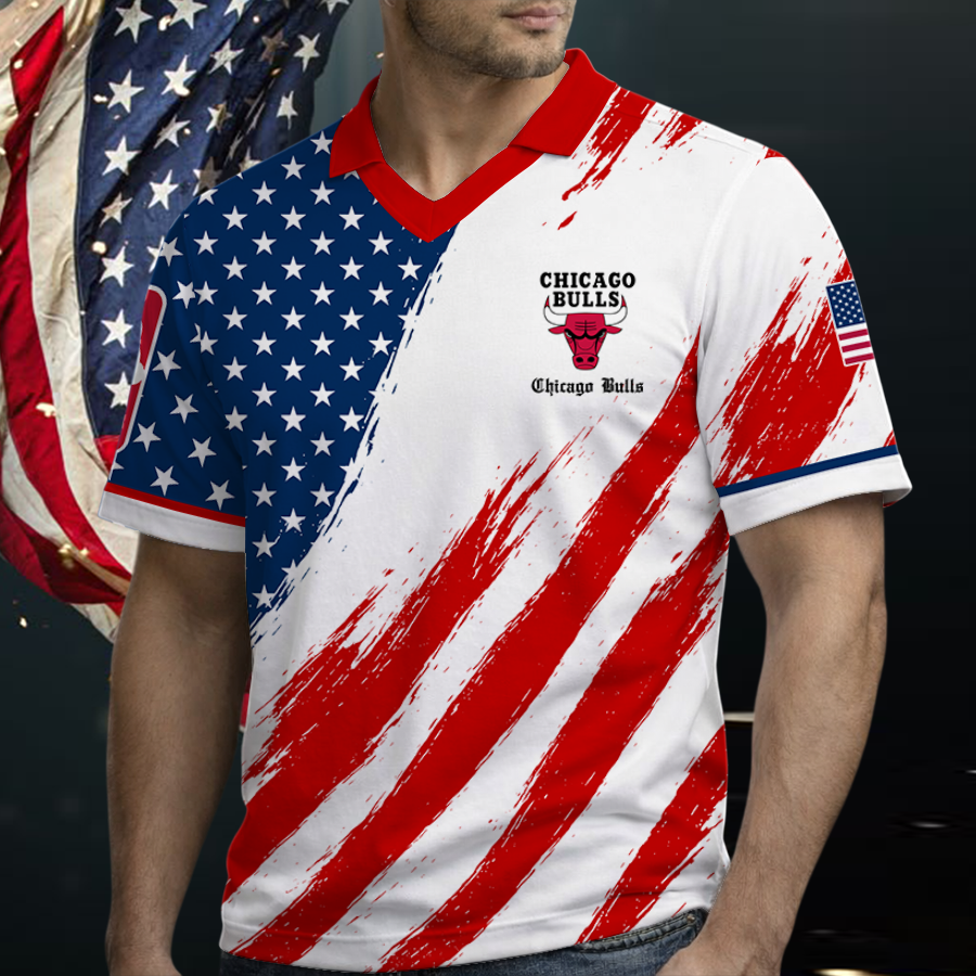 Limited Edition – Customized NBA Chicago Bulls Polo Shirt