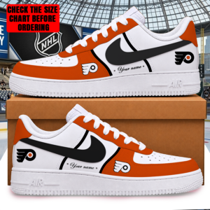 Limited Edition – Customized NHL Philadelphia Flyers Af1 Shoes