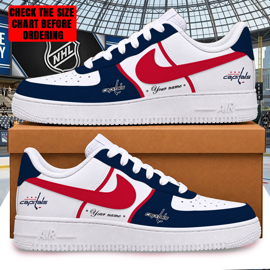Limited Edition – Customized NHL Washington Capitals Af1 Shoes