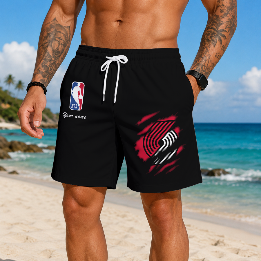 Limited Edition – Customized NBA Portland Trail Blazers Short Pants