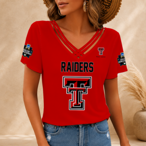Limited Edition – Customized NCAA Texas Tech Red Raiders V-Neck Shirt