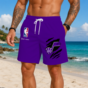 Limited Edition – Customized NBA Utah Jazz Short Pants