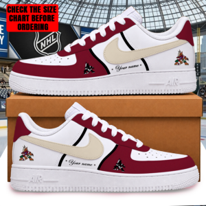 Limited Edition – Customized NHL Arizona Coyotes Af1 Shoes