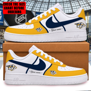 Limited Edition – Customized NHL Nashville Predators Af1 Shoes