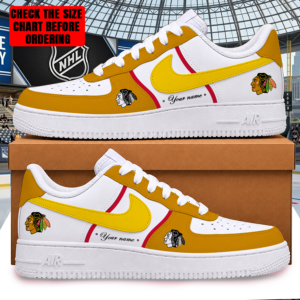 Limited Edition – Customized NHL Chicago Blackhawks Af1 Shoes
