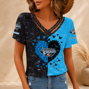 Limited Edition – Customized WNBA Cleveland Rockers V-Neck Shirt