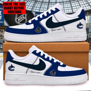 Limited Edition – Customized NHL Vancouver Canucks Af1 Shoes