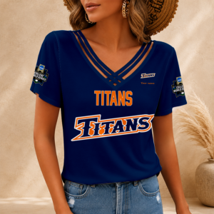 Limited Edition – Customized NCAA Cal State Fullerton Titans V-Neck Shirt