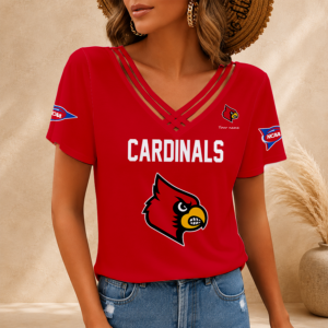 Limited Edition – Customized NCAA Louisville Cardinals V-Neck Shirt