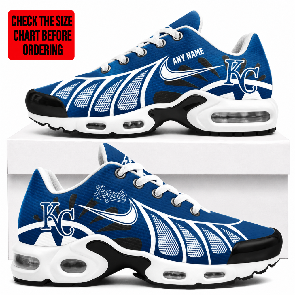 Limited Edition – Customized MLB Kansas City Royals Air Max Plus Sneakers