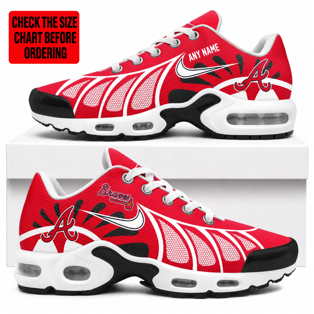 Limited Edition – Customized MLB Atlanta Braves Air Max Plus Sneakers
