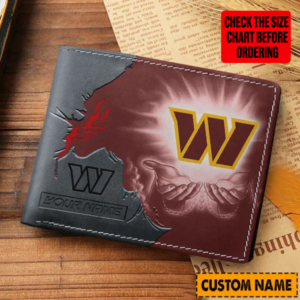 Limited Edition – Customized NFL Washington Commanders Leather Wallet