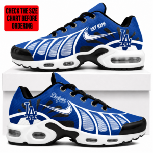 Limited Edition – Customized MLB Los Angeles Dodgers Air Max Plus Sneakers