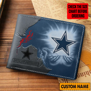 Limited Edition – Customized NFL Dallas Cowboys Leather Wallet
