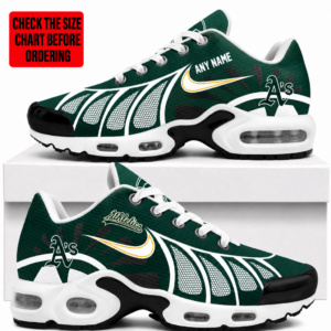 Limited Edition – Customized MLB Oakland Athletics Air Max Plus Sneakers
