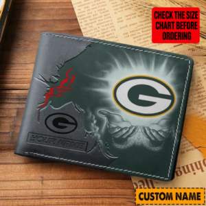 Limited Edition – Customized NFL Green Bay Packers Leather Wallet
