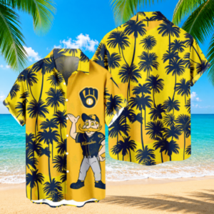 Limited Edition – Customized MLB Milwaukee Brewers Unisex Hawaiian Shirt