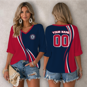 Limited Edition – Customized NBA Los Angeles Clippers Women’s Heart V-Neck Long Sleeve Shirt