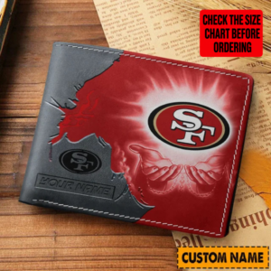 Limited Edition – Customized NFL San Francisco 49Ers Leather Wallet