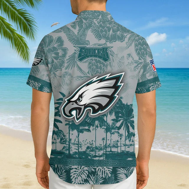 Limited Edition – Customized NFL Philadelphia Eagles Unisex Hawaiian Shirt - Image 3