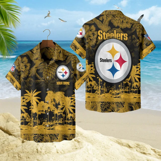 Limited Edition – Customized NFL Pittsburgh Steelers Unisex Hawaiian Shirt