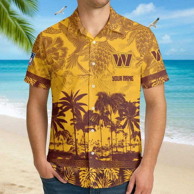 Limited Edition – Customized NFL Washington Commanders Unisex Hawaiian Shirt - Image 2