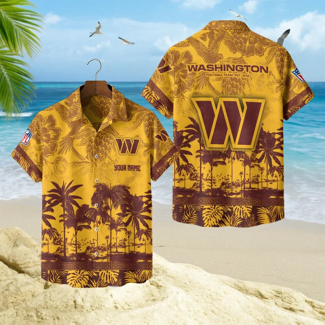 Limited Edition – Customized NFL Washington Commanders Unisex Hawaiian Shirt