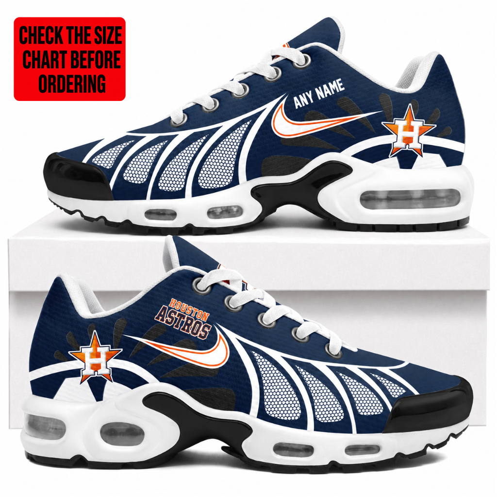 Limited Edition – Customized MLB Houston Astros Air Max Plus Sneakers