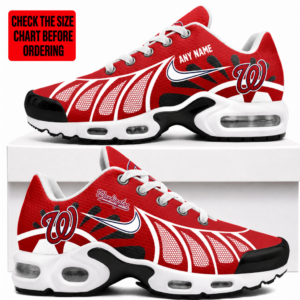 Limited Edition – Customized MLB Washington Nationals Air Max Plus Sneakers