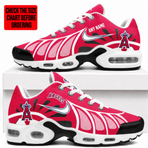 Limited Edition – Customized MLB Los Angeles Angels Air Max Plus Sneakers