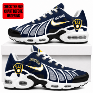 Limited Edition – Customized MLB Milwaukee Brewers Air Max Plus Sneakers