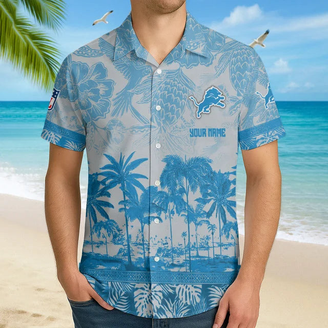 Limited Edition – Customized NFL Detroit Lions Unisex Hawaiian Shirt - Image 2