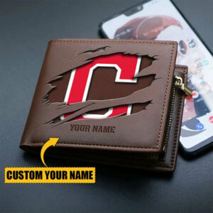 Limited Edition – Customized MLB Cleveland Guardians Leather Wallet