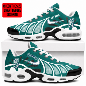 Limited Edition – Customized MLB Seattle Mariners Air Max Plus Sneakers