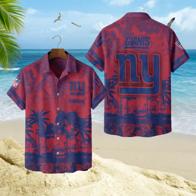 Limited Edition – Customized NFL New York Giants Unisex Hawaiian Shirt