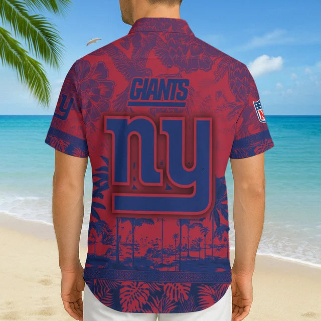 Limited Edition – Customized NFL New York Giants Unisex Hawaiian Shirt - Image 3