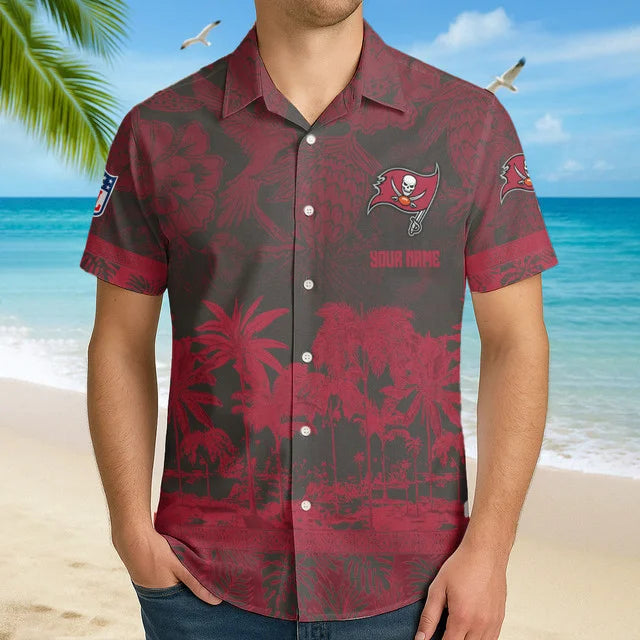 Limited Edition – Customized NFL Tampa Bay Buccaneers Unisex Hawaiian Shirt - Image 2