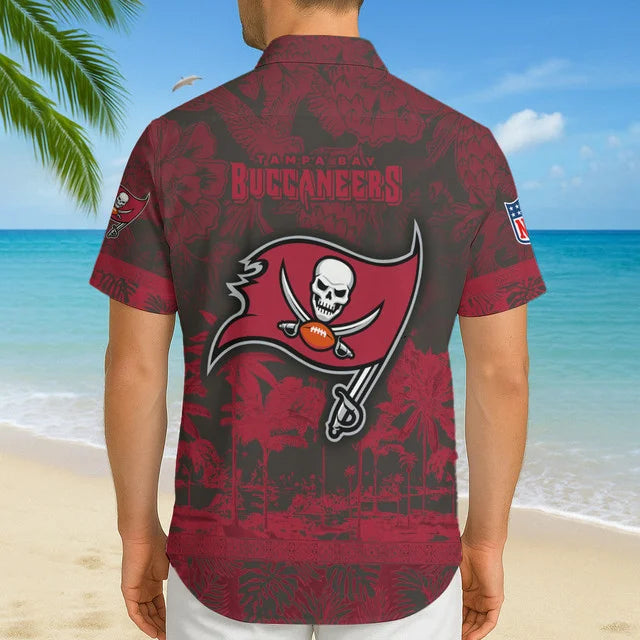 Limited Edition – Customized NFL Tampa Bay Buccaneers Unisex Hawaiian Shirt - Image 3