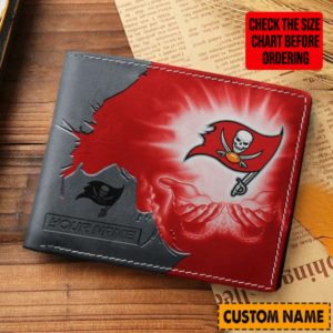 Limited Edition – Customized NFL Tampa Bay Buccaneers Leather Wallet