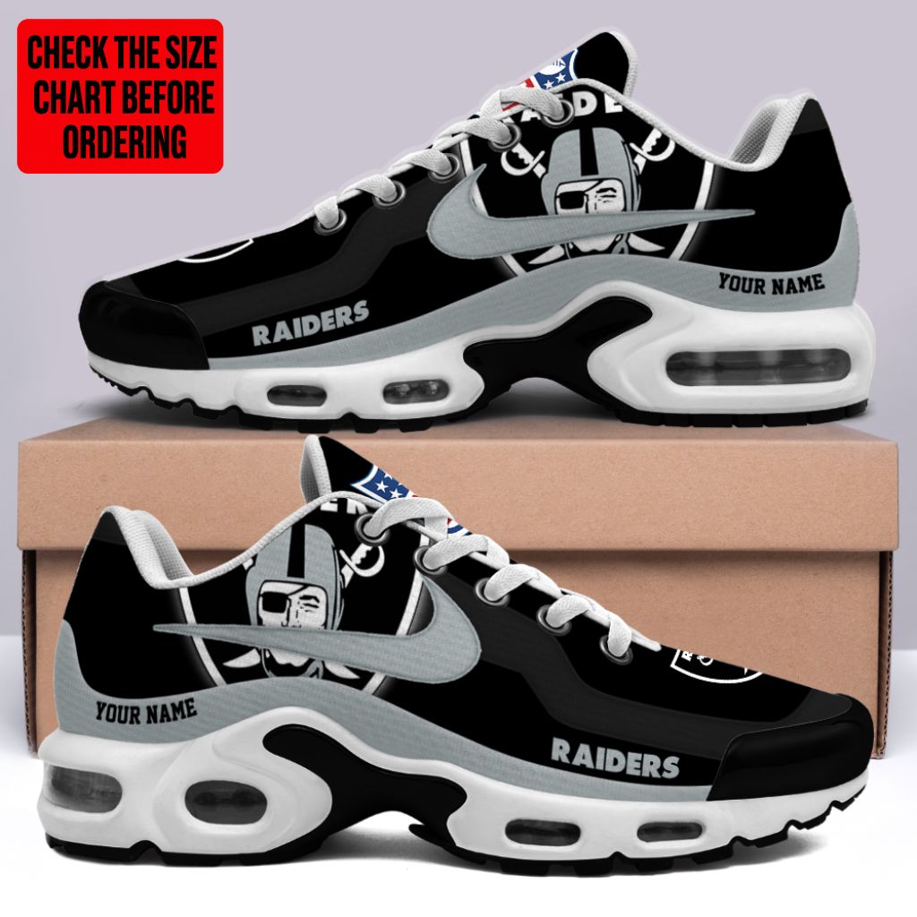 Limited Edition – Customized NFL Las Vegas Raiders Air Max Plus Sneakers