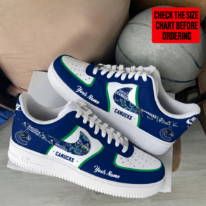Limited Edition – Customized NHL Vancouver Canucks Af1 Shoes