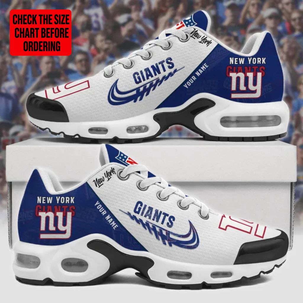 Limited Edition – Customized NFL New York Giants Air Max Plus Sneakers