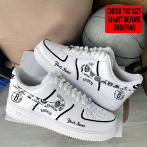 Limited Edition – Customized NBA Brooklyn Nets Af1 Shoes