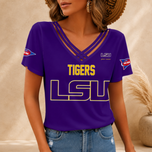 Limited Edition – Customized NCAA Lsu Tigers V-Neck Shirt