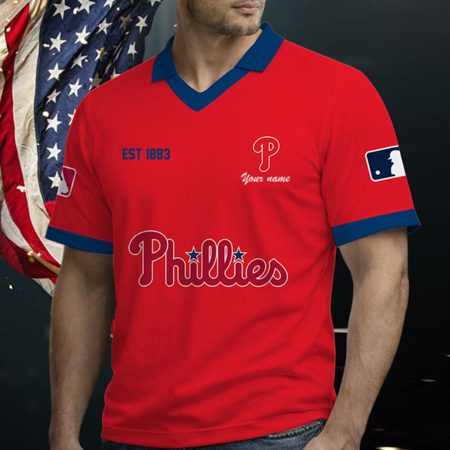 Limited Edition – Customized MLB Philadelphia Phillies Polo Shirt